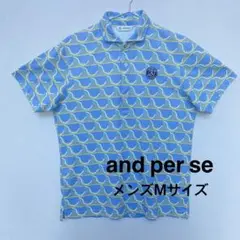 and per se メンズ Mサイズ ポロシャツ