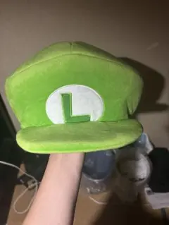 ルイージ キャップ 緑 フリース