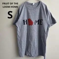 FRUIT OF THE LOOM HOME Tシャツ Sサイズ グレー