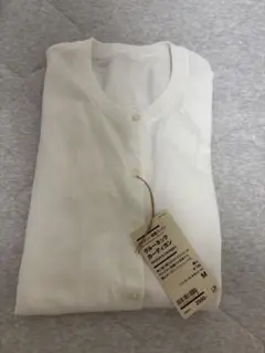 新品　無印良品　UVカット　クルーネックカーディガン　M