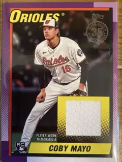 Coby Mayo Orioles relicカード