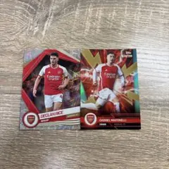 アーセナルFC デクラン・ライス & ガブリエル・マルティネッリ 限定トレカ