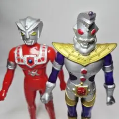 ウルトラマンキング&アストラ　ソフビフィギュア800シリーズ1988年日本製