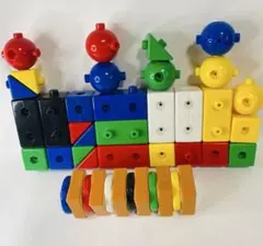 カラフルな組み立てブロックセット　ちゃれんじ