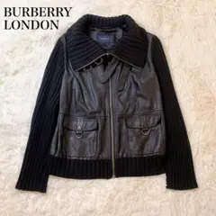 希少 BURBERRY LONDON バーバリーロンドン レザージャケット 38 中古・古着通販】BURBERRY LONDON (バーバリーロンドン