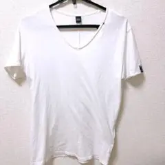 REPLAY ホワイト Vネック Tシャツ　No.2