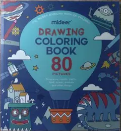塗り絵DRAWING COLORING BOOK 80 PICTURES