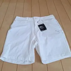 【メンズ】プーマ ゴルフ COOLCELL 接触冷感 ショートパンツ 白