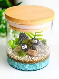 水やり不要！テラリウム風アート①☆人形入り☆置物☆ハンドメイド☆