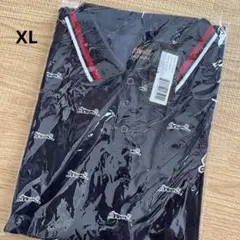 Le TIGRE ルティグレ 新品　総柄　ポロシャツ　ネイビー　XL ②