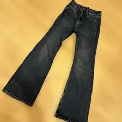 h&m フレアデニム　フレアパンツ　ジーンズ