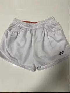 YONEX ホワイト ショートパンツ JP L