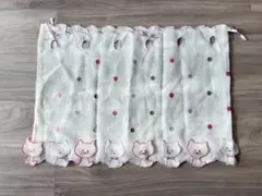 SWIMMER ChocoHolic カフェカーテン 猫 刺繍