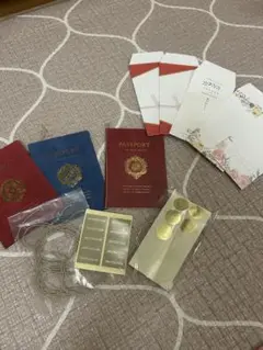 パスポート風招待状キット　ピアリー　結婚式