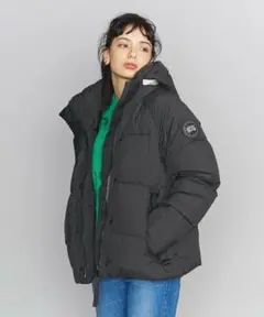 CANADA GOOSE ジャンクションパーカー BLACK S ダウン