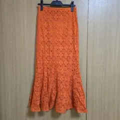 【再値下】レースマーメイドロングスカート