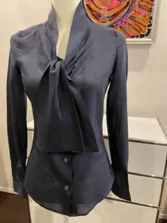 Celine セリーヌ コットンシルク ブラウス