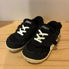 asics キッズスニーカー 黒　15㎝