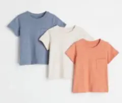 【新品】H&M Tシャツ3枚セット　シンプル