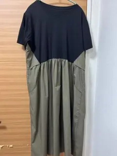 piacere ブザムカラードッキングワンピース