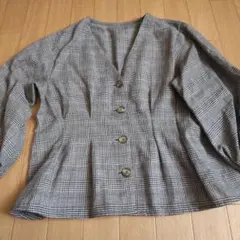 グレンチェック　Lサイズ