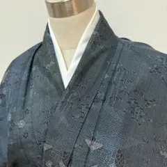 KN4204 大島紬 身丈157cm 着物 正絹