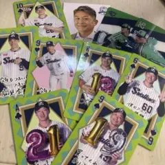 東京ヤクルトスワローズ　神宮グルメ　トランプカード