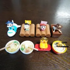 クレヨンしんちゃん等アニメキャラクター等のミニフィギュア8点です。▲中古品です。