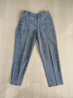 any SiSチェック柄スリムフィットパンツ