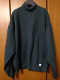 90s usa製 russell タートルネック スウェット L