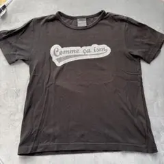 Comme ca ism 黒 Tシャツ 130A
