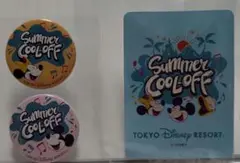 東京ディズニーリゾート Summer Cool Off 缶バッジセット