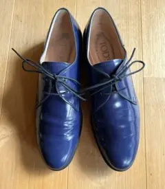 TOD'S レースアップシューズ サイズ36 ネイビー