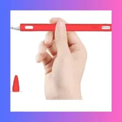 Apple Pencil ケース コンパチブル iPad Pro レッド