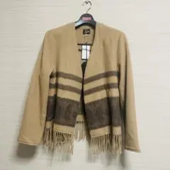 Needles(ニードルス) Fringe Cardigan ブラウン サイズM