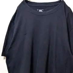 フランクリンフォックス 無地 Tシャツ ブラック 黒 L 古着