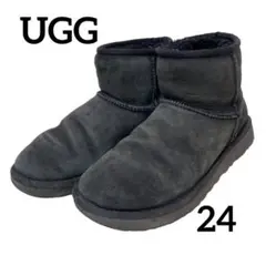 ☆UGG クラッシックミニ ブーツ US7 24cm ブラック AC425