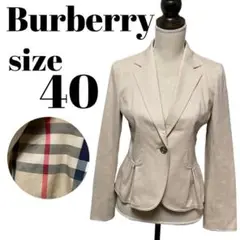 【高級】BURBERRY ノバチェック テーラードジャケット 大きいサイズ