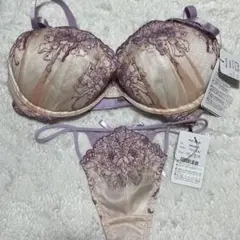 セール❣️RAVIJOUR スモーキーフラワー ライラック F65 TバックS