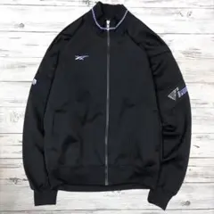 asics トラックジャケット 胸ロゴ ブラック O(XL) 0014