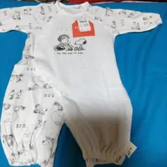 新品♥PEANUTS スヌーピー ロンパース50〜70cmベビー下着