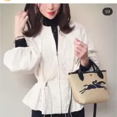 【新品】FRAY I.D ボリュームスリーブドロストブルゾン サイズ0