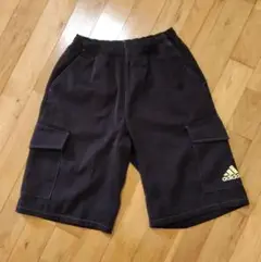 adidas 半ズボン 黒 160 キッズ 男の子 アディダス