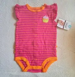 新品 タグ付 GYMBoree 6m ロンパース カップケーキ cute