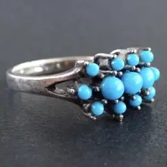 SV925 ターコイズ リング 11号 天然石ターコイズ スターリングシルバー