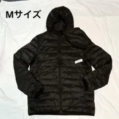 ⭐️パファージャケット フード付き ライトウエイト パッカブル 防水 黒 M
