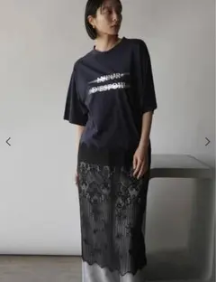 RADIATE 箔ロゴプリントレースドッキングワンピース　ヤマダヤ