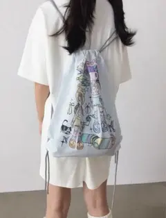 atinygoodドリームコア ナップサック リュック 平成女兒 y2k