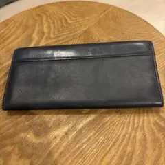 naughtiam 長財布 紺 ジッパー付き