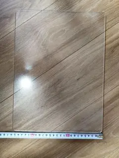ガラスマウスパッド　透明　大きめ